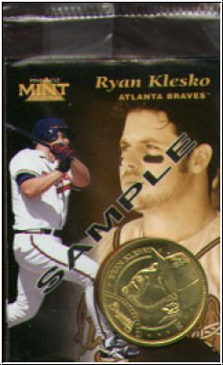MLB 1997 Pinnacle Mint Bronze - No 28 of 30 - Ryan Klesko