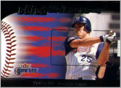 MLB 2001 Fleer Game Time Sticktoitness - No 9 of 20 - Troy Glaus