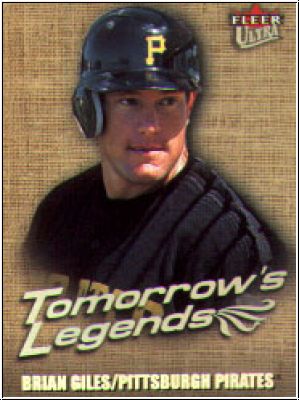 MLB 2001 Ultra Tomorrow's Legends - No 9 of 15 TL - Brian Giles