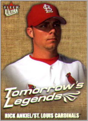 MLB 2001 Ultra Tomorrow's Legends - No 1 of 15 TL - Rick Ankiel