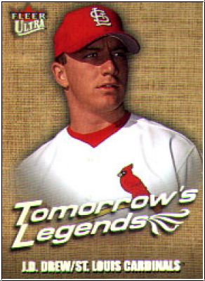 MLB 2001 Ultra Tomorrow's Legends - No 2 of 15 TL - JD Drew