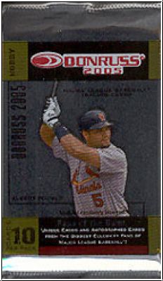 MLB 2005 Donruss Retail - Package