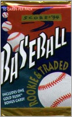 MLB 1994 Score Rookie &amp; Traded - Packet