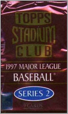MLB 1997 Stadium Club Serie 2 - Päckchen