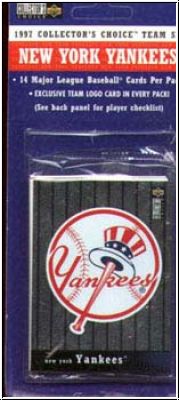 MLB 1997 Upper Deck Collectors Choice - NY Yankees Team Set