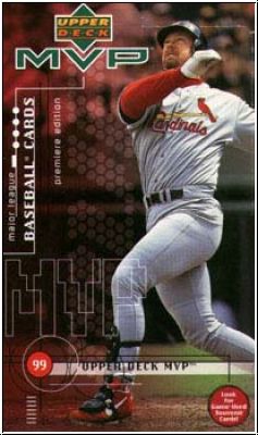 MLB 1999 Upper Deck MVP Pack