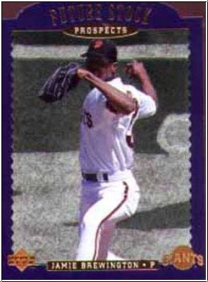 MLB 1996 Upper Deck Future Stock Prospects - No FS5 - Jamie Brewington