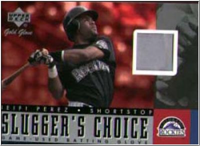 MLB 2001 Upper Deck Gold Glove Slugger's Choice - No SC-NP - Neifi Perez