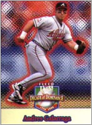 MLB 2001 Ultra Decade of Dominance - No 15 of 15 DD - Andres Galarraga