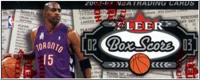 NBA 2002-03 Fleer Box Score Hobby - Päckchen