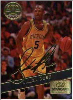 NBA 1994 Signature Rookies Signatures - No GS20 - J. Rose