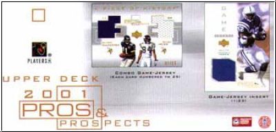 NFL 2001 Upper Deck Pros &amp; Prospects - Packet