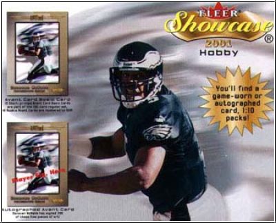 NFL 2001 Fleer Showcase - Package