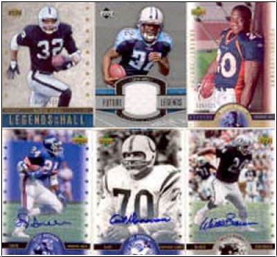 NFL 2005 Upper Deck Legends Hobby - Päckchen