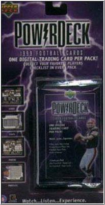 NFL 1999 Upper Deck Power Deck - Päckchen