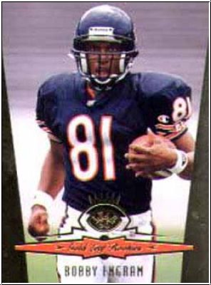 NFL 1996 Leaf Gold Leaf Rookies - No 4 of 10 - Bobby Engram