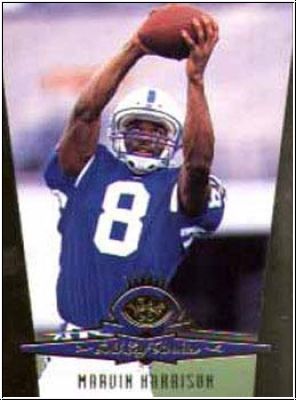 NFL 1996 Leaf Gold Leaf Rookies - No 2 of 10 - Marvin Harrison