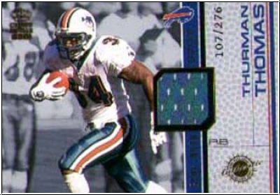 NFL 2001 Crown Royale Game-Worn Jerseys - No 3 - Thurman Thomas