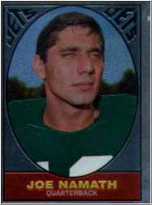 NFL 1996 Topps Namath Reprints - No 3 of 10 - Joe Namath