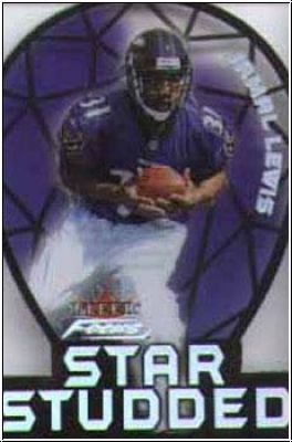 NFL 2000 Fleer Focus Star Studded - No 23 of 25 SS - Jamal Lewis