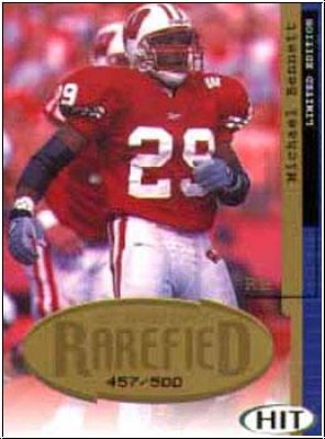 NFL 2001 SAGE Hit Rarefield Gold - No R6 - Michael Bennett