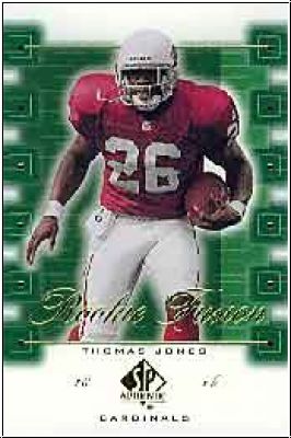 NFL 2000 SP Authentic Rookie Fusion - No RF5 - Thomas Jones