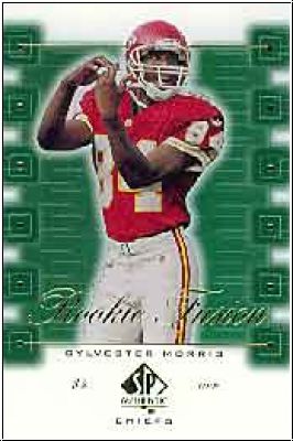 NFL 2000 SP Authentic Rookie Fusion - No RF7 - Sylvester Morris