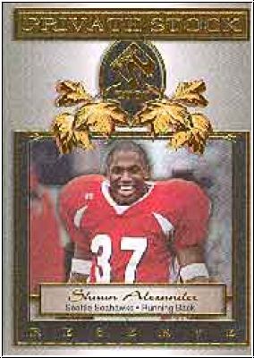 NFL 2000 Private Stock Reserve - No 19 - Shaun Alexander