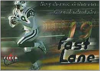 NFL 2000 Ultra Fast Lane - No 11 of 15FL - Keyshawn Johnson