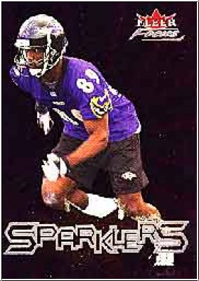 NFL 2000 Fleer Focus Sparklers - No 12 of 15 S - Travis Taylor