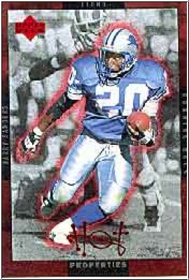 NFL 1996 Upper Deck Hot Properties - No HT20 - Barry Sanders / Thurman Thomas