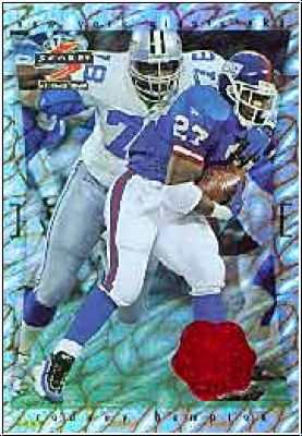 NFL 1997 Score Showcase Artist's Proofs - No 186 - Rodney Hampton