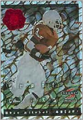 NFL 1997 Score Showcase Artist's Proofs - No 294 - Shon Mitchell