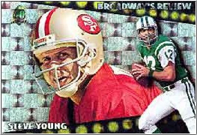 NFL 1996 Topps Broadway's Review - No BR7 - Steve Young