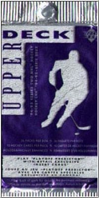 NHL 1994-95 Upper Deck Serie 2 - bilingual Edition - Päckchen