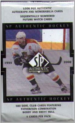 NHL 1999-00 Upper Deck SP Authentic - Pack