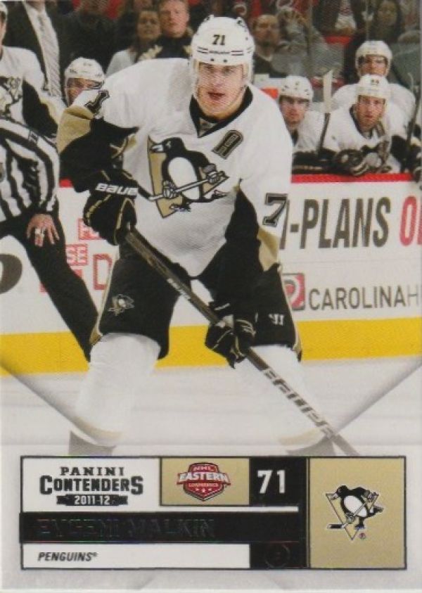 NHL 2011-12 Panini Contenders - No 71 - Evgeni Malkin