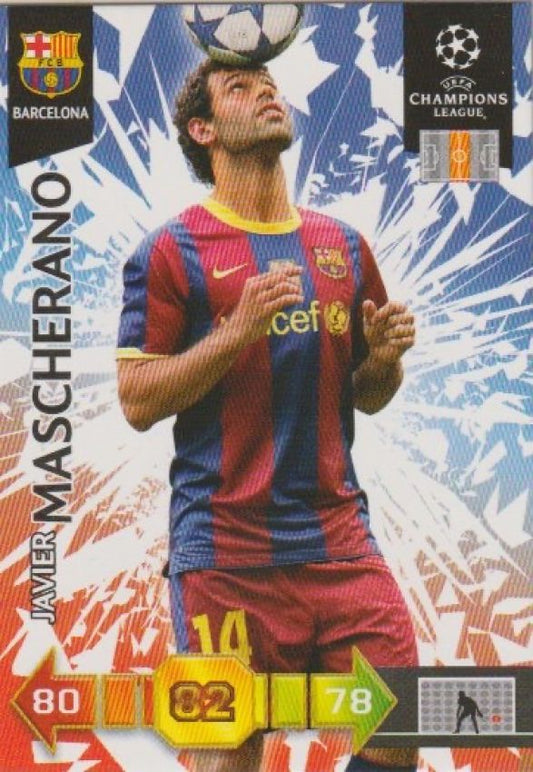 Football 2010-11 Panini Adrenalyn XL Champions League - No 27 - Javier Mascherano