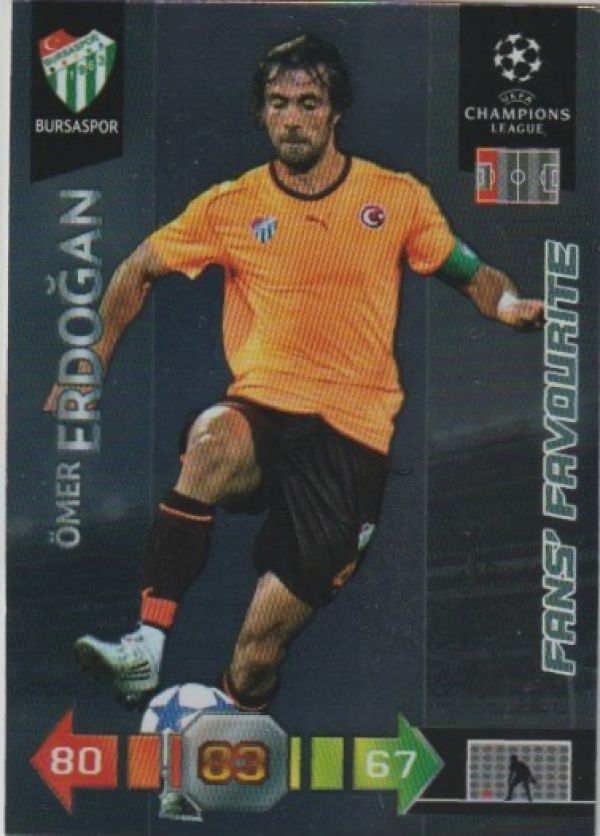 Fussball 2010-11 Panini Adrenalyn XL Champions League - No 82 - Ömer Erdogan