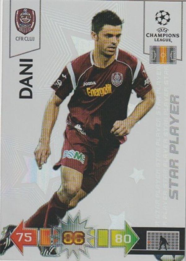 Football 2010-11 Panini Adrenalyn XL Champions League - No 95 - Dani