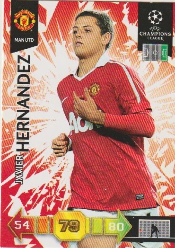 Fussball 2010-11 Panini Adrenalyn XL Champions League - No 168 - Javier Hernandez