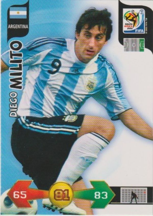 Fussball 2010 Panini Adrenalyn XL FIFA World Cup Südafrika - No 18 - Diego Milito