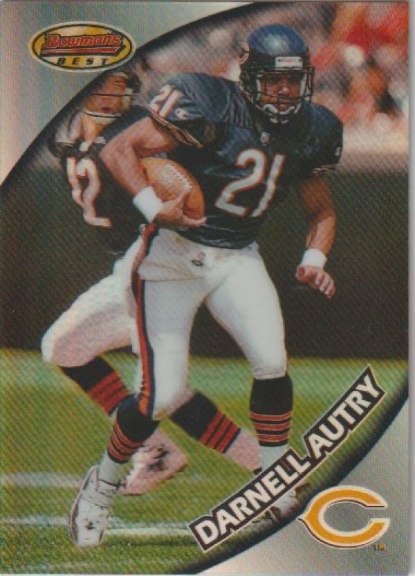 NFL 1997 Bowman's Best Refractor - No. 118 - Darnell Autry