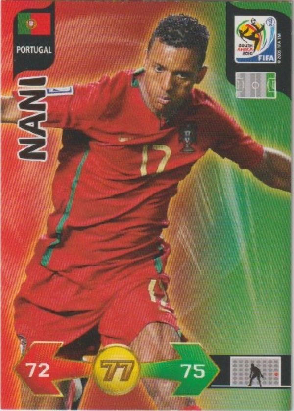 Soccer 2010 Panini Adrenalyn XL FIFA World Cup South Africa - No 288 - Nani