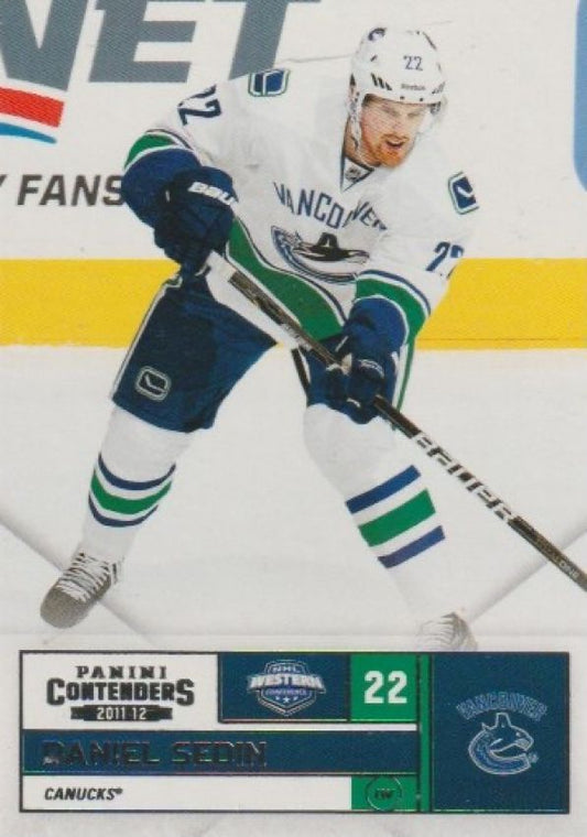 NHL 2011-12 Panini Contenders - No 47 - Daniel Sedin