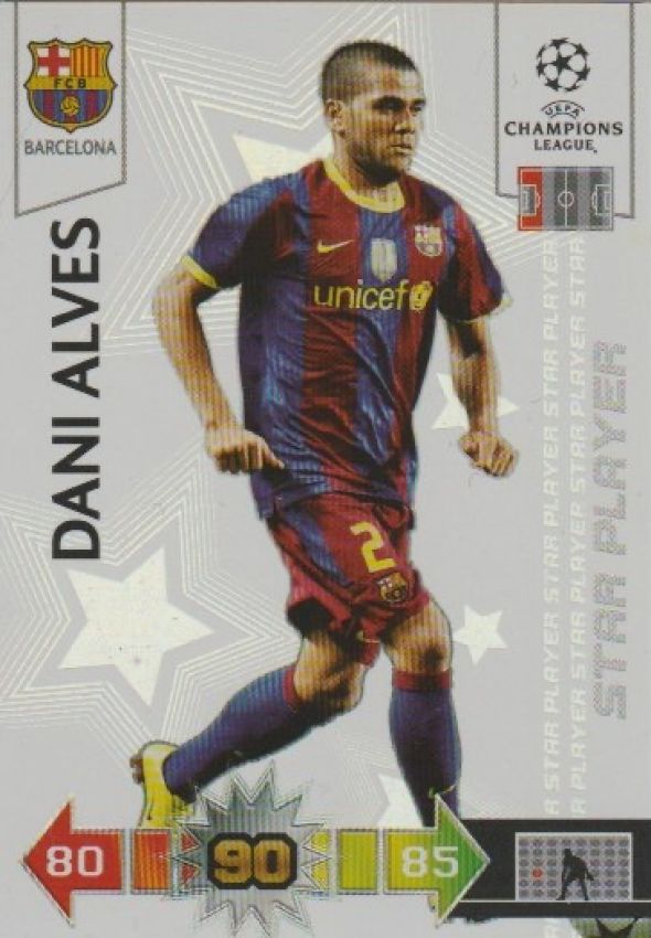 Football 2010-11 Panini Adrenalyn XL Champions League - No 37 - Dani Alves