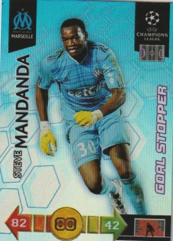 Fussball 2010-11 Panini Adrenalyn XL Champions League - No 190 - Steve Mandanda