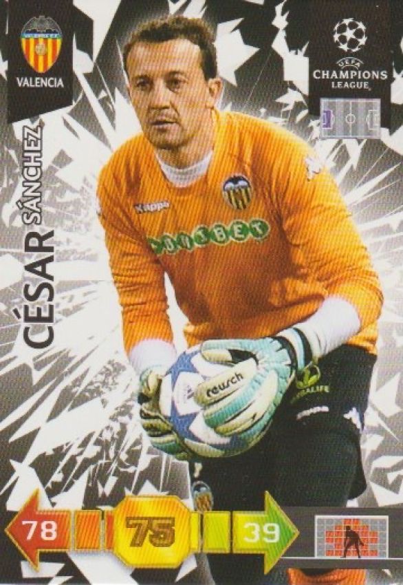 Fussball 2010-11 Panini Adrenalyn XL Champions League - No 336 - Cesar Sanchez