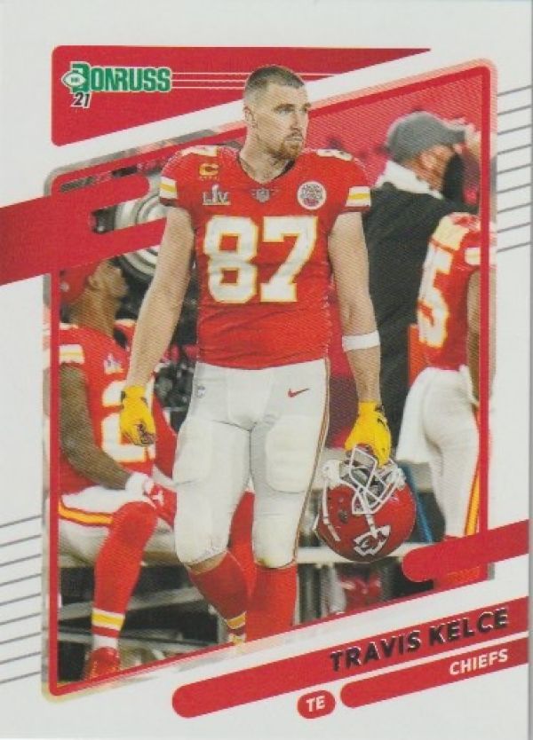 NFL 2021 Donruss - No 118 - Travis Kelce - variant card