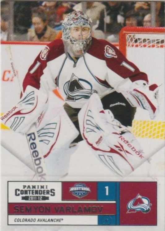 NHL 2011-12 Panini Contenders - No 56 - Semyon Varlamov